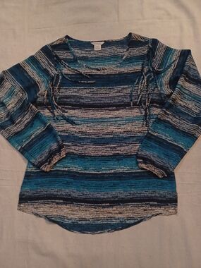 Ariat Etta Lightweight Fringe Blouse Women's Size Small